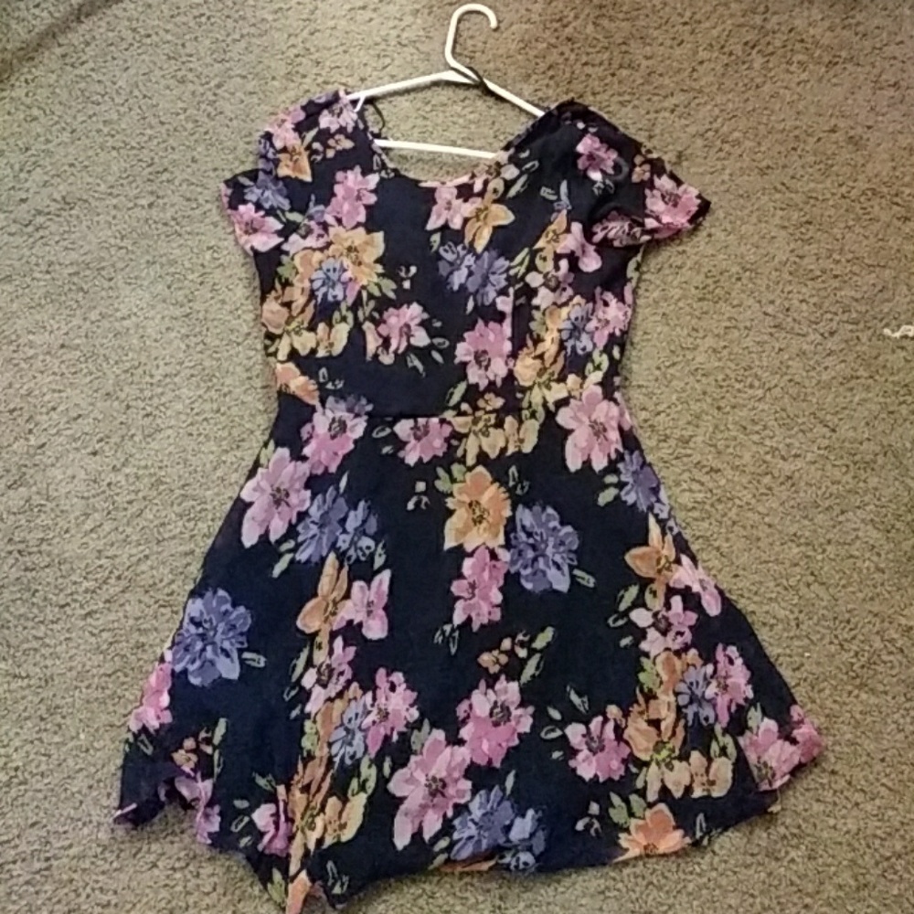 Short floral dress